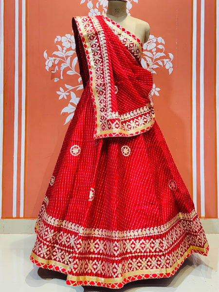 KOTA DORIYA GOTA PATTI LEHENGA