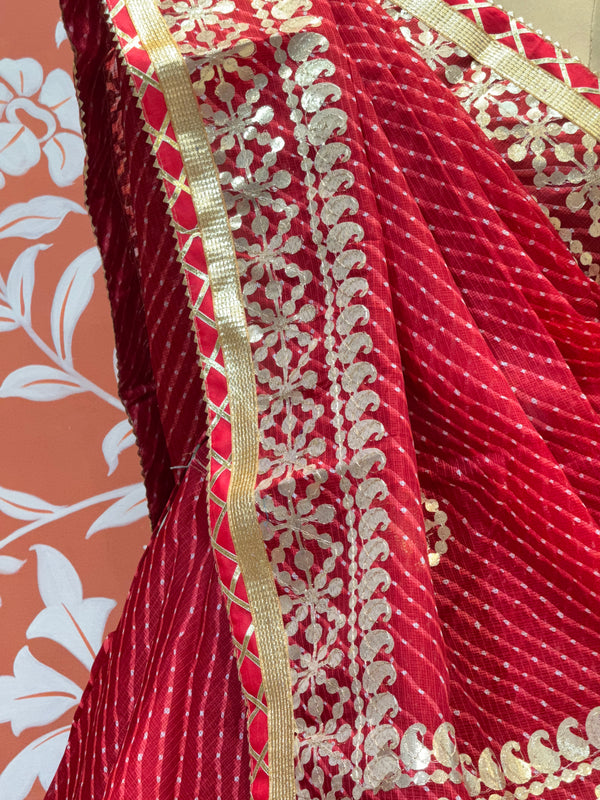 KOTA DORIYA GOTA PATTI LEHENGA