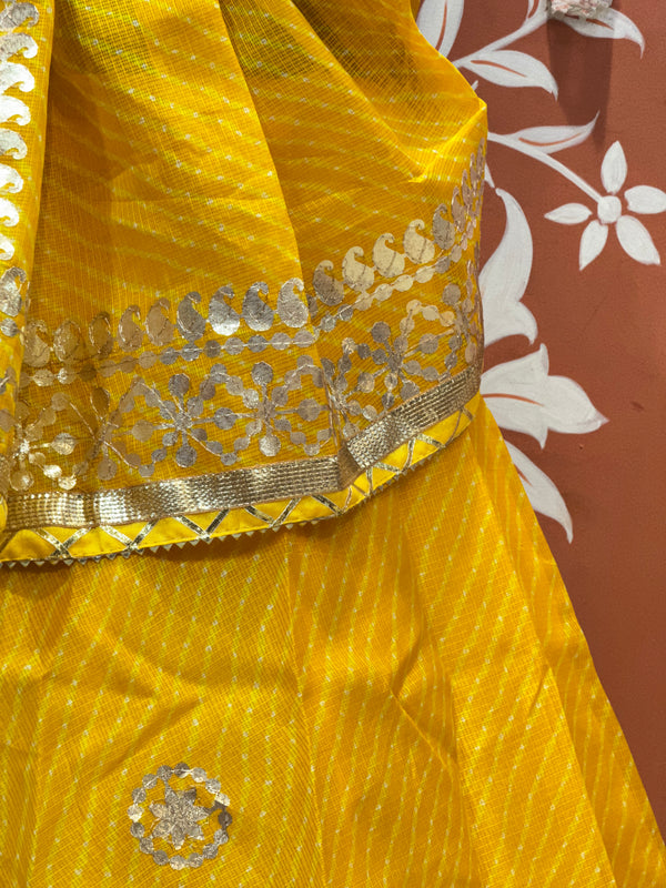 KOTA DORIYA GOTA PATTI LEHENGA