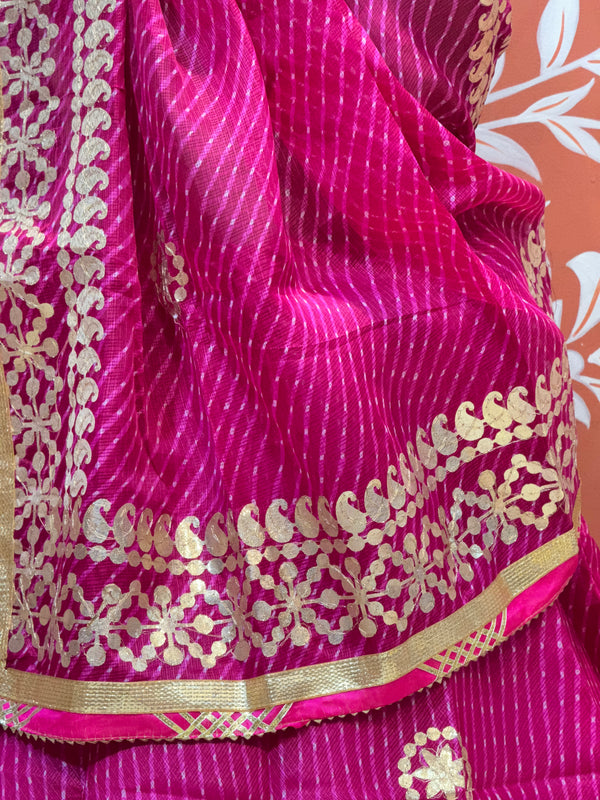 KOTA DORIYA GOTA PATTI LEHENGA