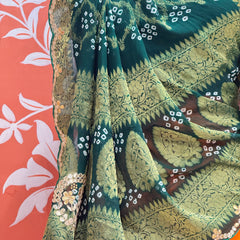 UPADA SILK LEHENGA WITH GHATCHOLA DUPATTA