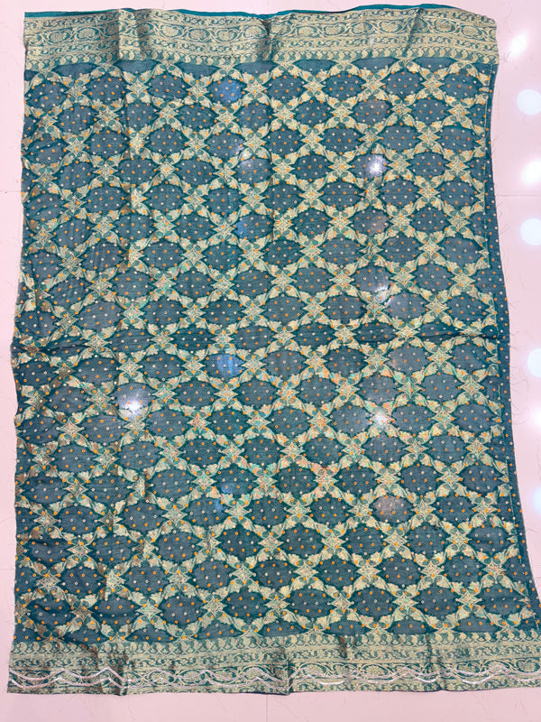 UPADA SILK LEHENGA WITH GHATCHOLA DUPATTA