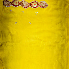 COSMOS TISSUE SILK LEHENGA WITH GHATCHOLA DUPATTA