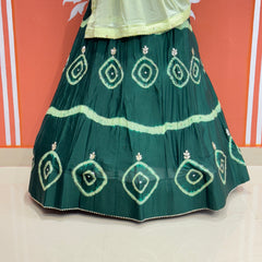 PURE CHINON HANDWORK GOTA PATTI LEHENGA