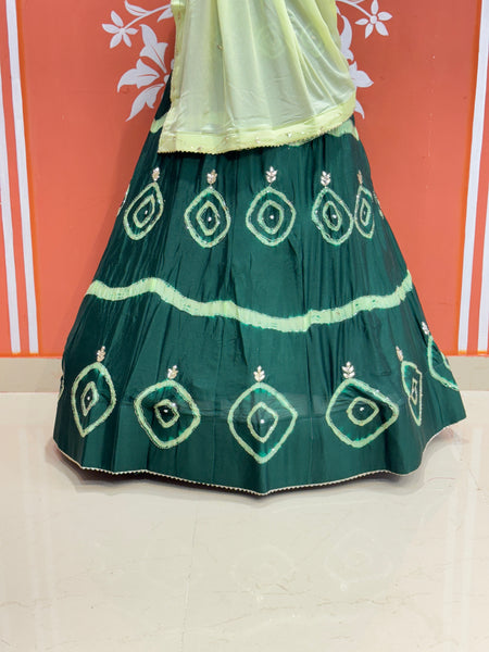 PURE CHINON HANDWORK GOTA PATTI LEHENGA