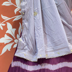 PURE CHINON HANDWORK GOTA PATTI LEHENGA