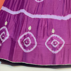 PURE CHINON HANDWORK GOTA PATTI LEHENGA