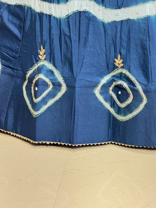 PURE CHINON HANDWORK GOTA PATTI LEHENGA