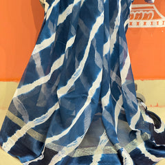 PURE VISCOS GEORGETTE LEHERIYA SAREE