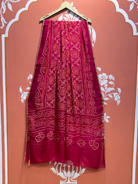 PURE CHIFFON BHANDEJ DUPATTA