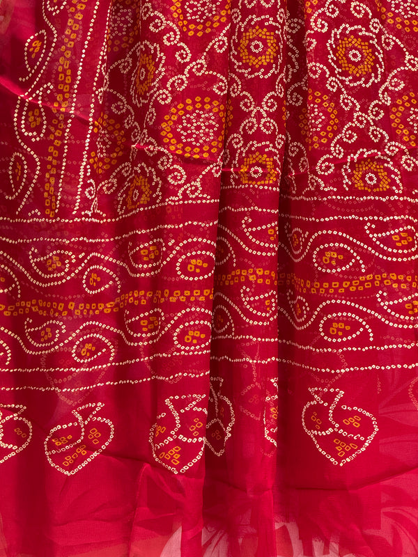 PURE CHIFFON BHANDEJ DUPATTA