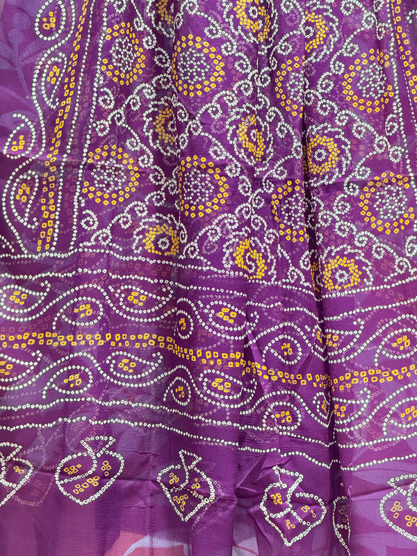PURE CHIFFON BHANDEJ DUPATTA