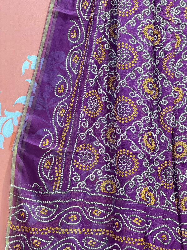 PURE CHIFFON BHANDEJ DUPATTA