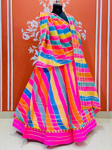 KOTA DORIYA MULTICOLOR LEHENGA
