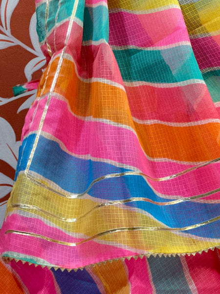 KOTA DORIYA MULTICOLOR LEHENGA