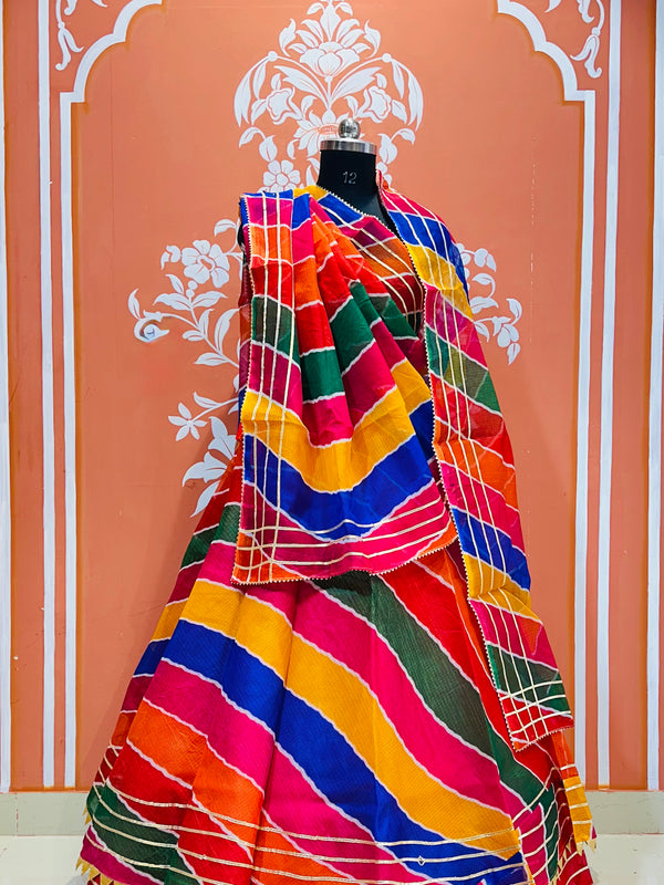 KOTA DORIYA MULTICOLOR LEHENGA
