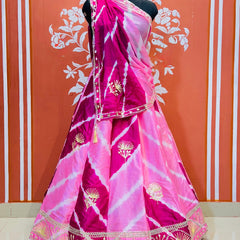 CHINON GOTA PATTI DOUBLE SHADE LEHENGA