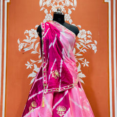 CHINON GOTA PATTI DOUBLE SHADE LEHENGA