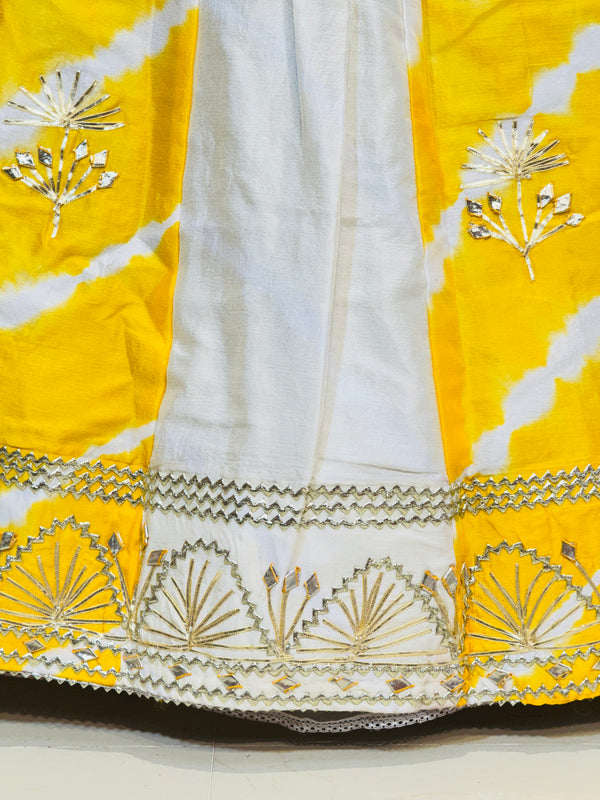 CHINON GOTA PATTI DOUBLE SHADE LEHENGA