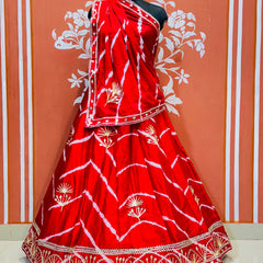 CHINON GOTA PATTI DOUBLE SHADE LEHENGA