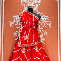 CHINON GOTA PATTI DOUBLE SHADE LEHENGA