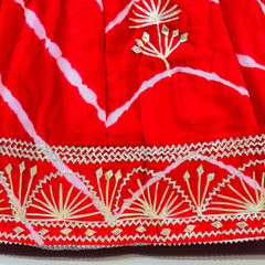 CHINON GOTA PATTI DOUBLE SHADE LEHENGA