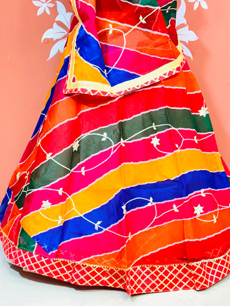 KOTA DORIYA KACHI PATTI DOUBLE BORDER LEHENGA