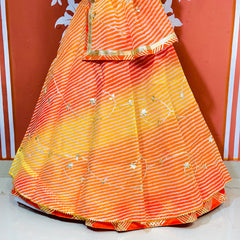 KOTA DORIYA KACHI PATTI DOUBLE BORDER LEHENGA