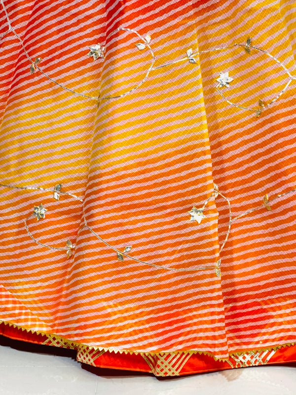 KOTA DORIYA KACHI PATTI DOUBLE BORDER LEHENGA