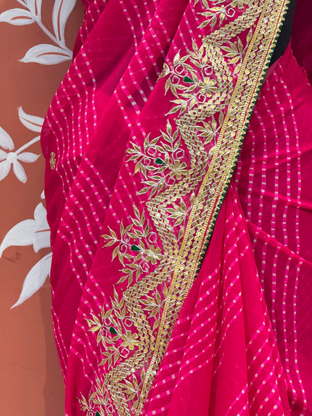 MOTHRA LEHERIYA CXC GEORGETTE SAREE