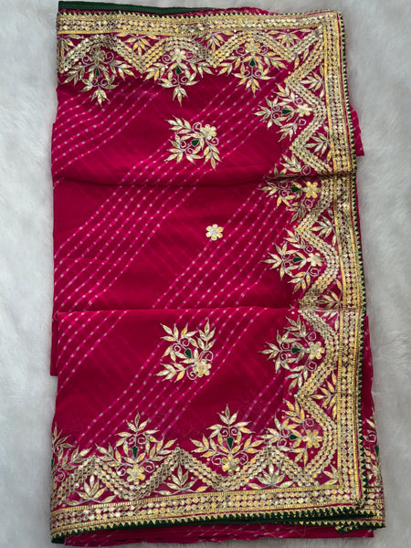 MOTHRA LEHERIYA CXC GEORGETTE SAREE