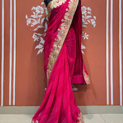 MOTHRA LEHERIYA CXC GEORGETTE SAREE