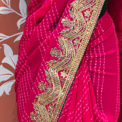 MOTHRA LEHERIYA CXC GEORGETTE SAREE