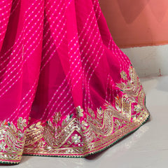 MOTHRA LEHERIYA CXC GEORGETTE SAREE