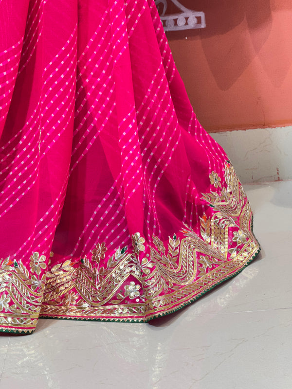 MOTHRA LEHERIYA CXC GEORGETTE SAREE