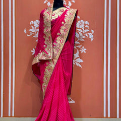 MOTHRA LEHERIYA CXC GEORGETTE SAREE