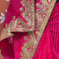 MOTHRA LEHERIYA CXC GEORGETTE SAREE