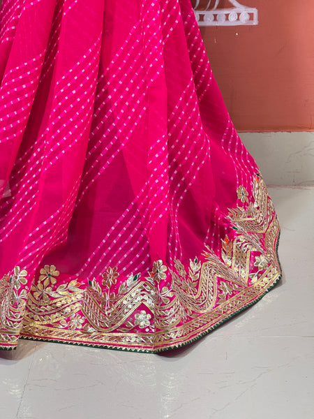 MOTHRA LEHERIYA CXC GEORGETTE SAREE