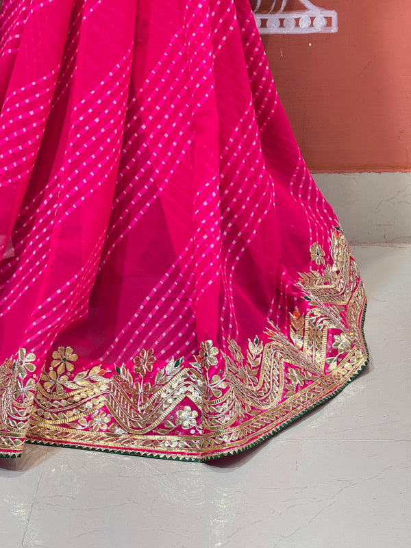 MOTHRA LEHERIYA CXC GEORGETTE SAREE