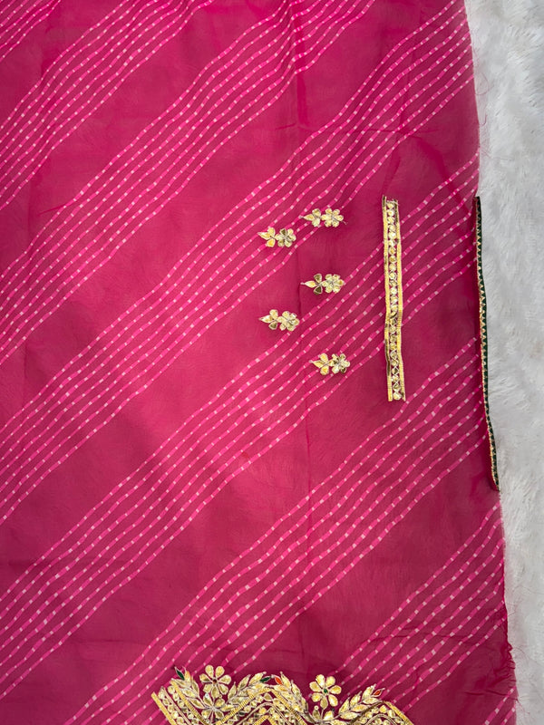 MOTHRA LEHERIYA CXC GEORGETTE SAREE