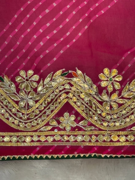 MOTHRA LEHERIYA CXC GEORGETTE SAREE