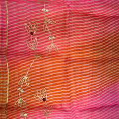 KACHI PATTI LEHERIYA KOTA DORIYA FLARED LEHENGA