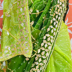 ROYAL GEORGETTE KACHI PATTI SAREE