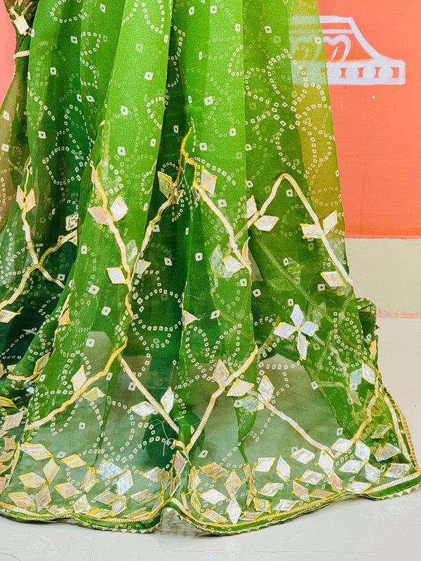 ROYAL GEORGETTE KACHI PATTI SAREE