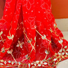 ROYAL GEORGETTE KACHI PATTI SAREE