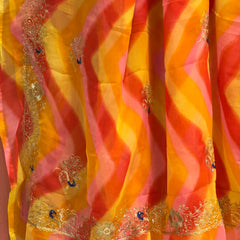 ROYAL GEORGETTE KACHI PATTI SAREE