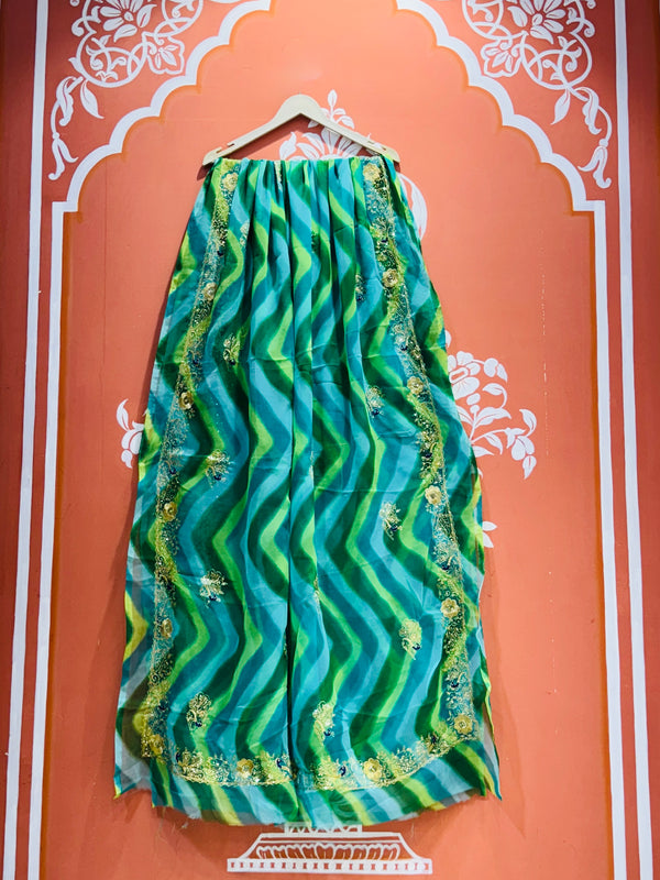 ROYAL GEORGETTE KACHI PATTI SAREE