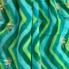 ROYAL GEORGETTE KACHI PATTI SAREE