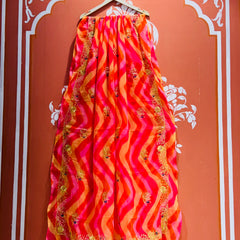 ROYAL GEORGETTE KACHI PATTI SAREE