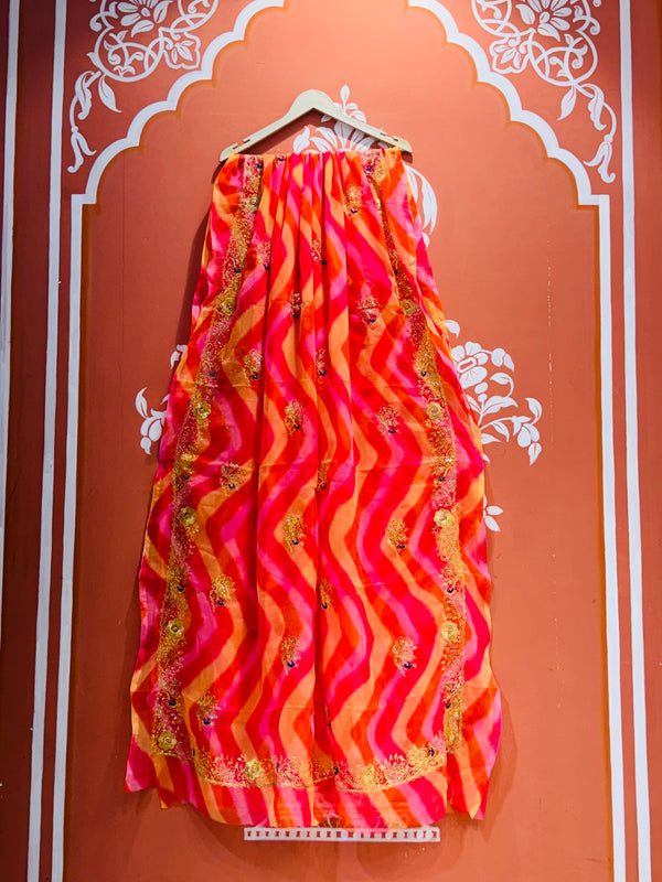ROYAL GEORGETTE KACHI PATTI SAREE